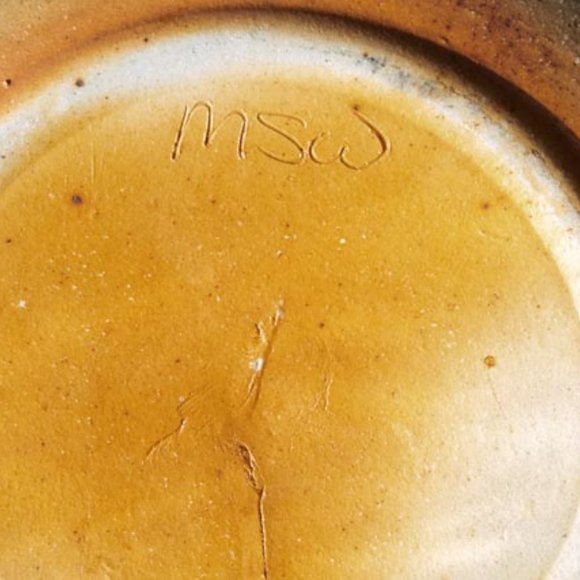 Monroe Salt Works Northern Fruit Blue GrapesPeachesBlackberres Desert Plate 7.5" - Picture 6 of 6